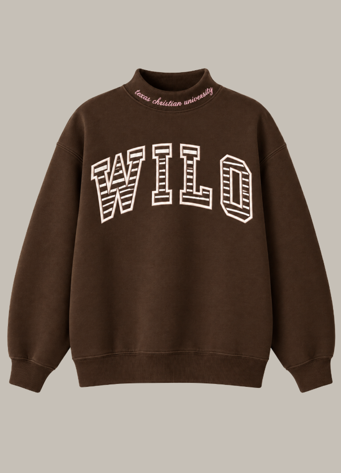 WILO Mock Neck Cacao